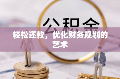 岐山轻松还款，优化财务规划的艺术