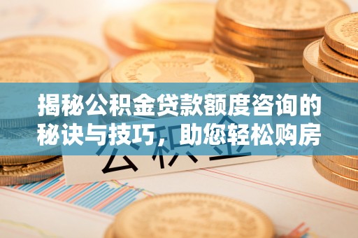 岐山揭秘公积金贷款额度咨询的秘诀与技巧，助您轻松购房！