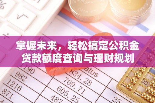 岐山掌握未来，轻松搞定公积金贷款额度查询与理财规划