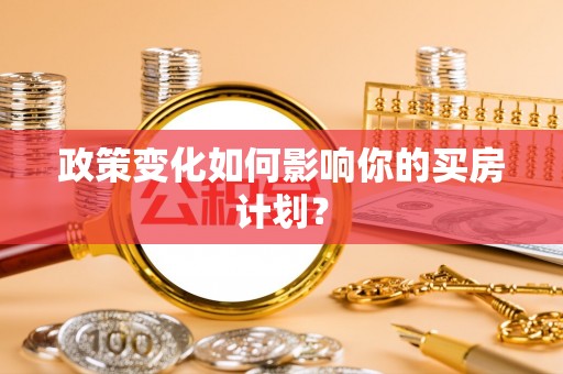 岐山政策变化如何影响你的买房计划？
