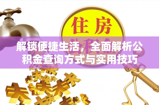 岐山解锁便捷生活，全面解析公积金查询方式与实用技巧