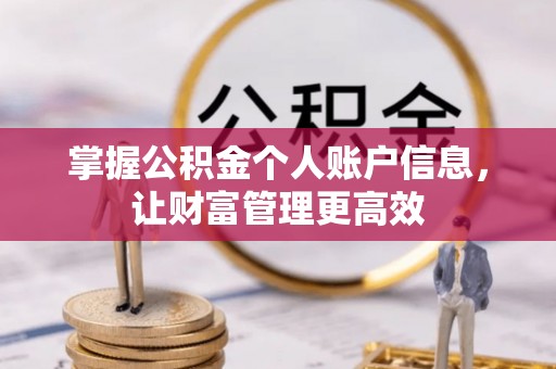 岐山掌握公积金个人账户信息，让财富管理更高效