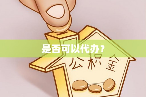 岐山是否可以代办？