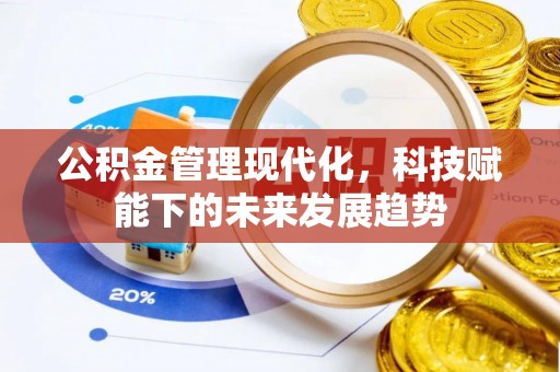 岐山公积金管理现代化，科技赋能下的未来发展趋势