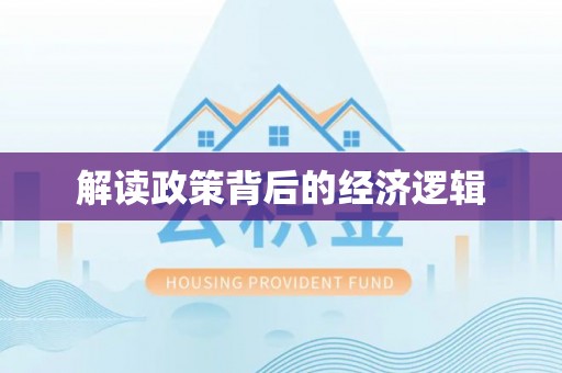 岐山解读政策背后的经济逻辑