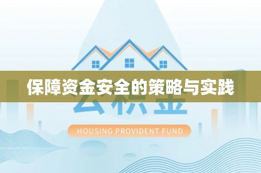 岐山保障资金安全的策略与实践