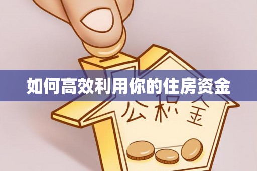 岐山如何高效利用你的住房资金